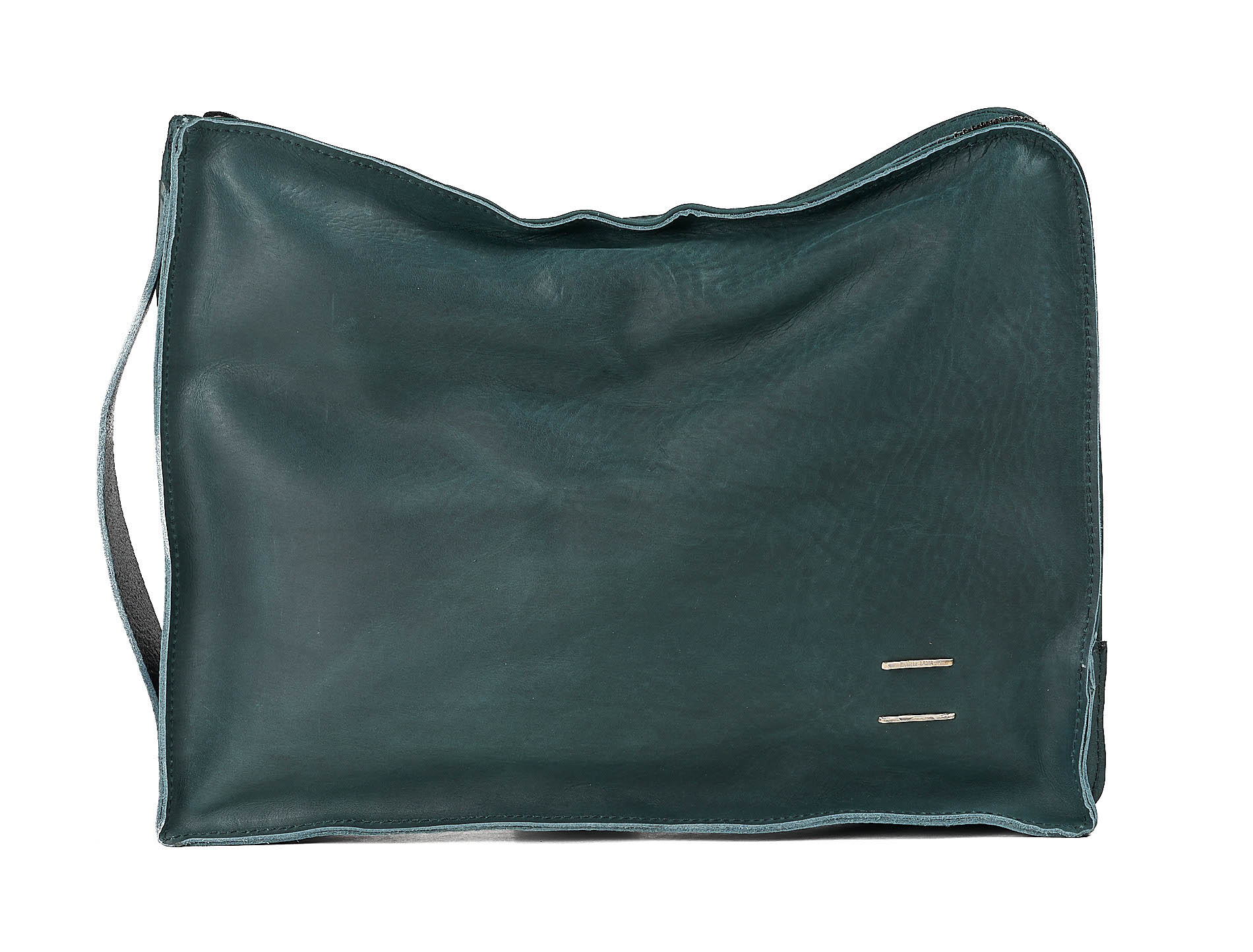 daniele basta leather and silver bags - FRONT